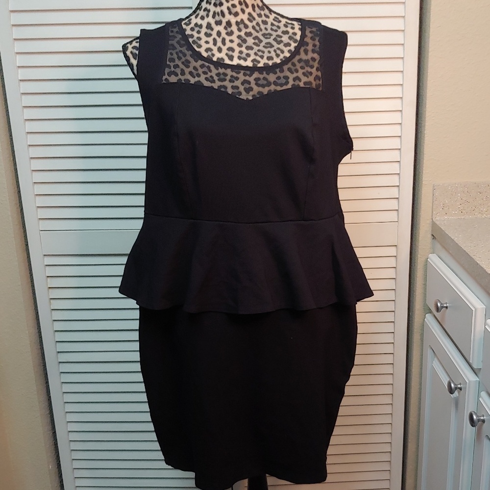 Torrid Peplum Bodycon Dress